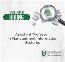 Hiring Assistant Professor in Management Information